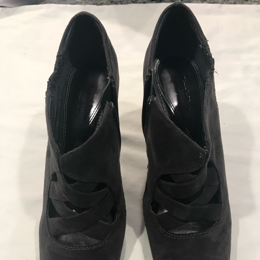 Simply Vera Moas Grey Booties - Picture 3 of 8